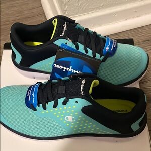 Champion Aqua and Black Running Shoes
